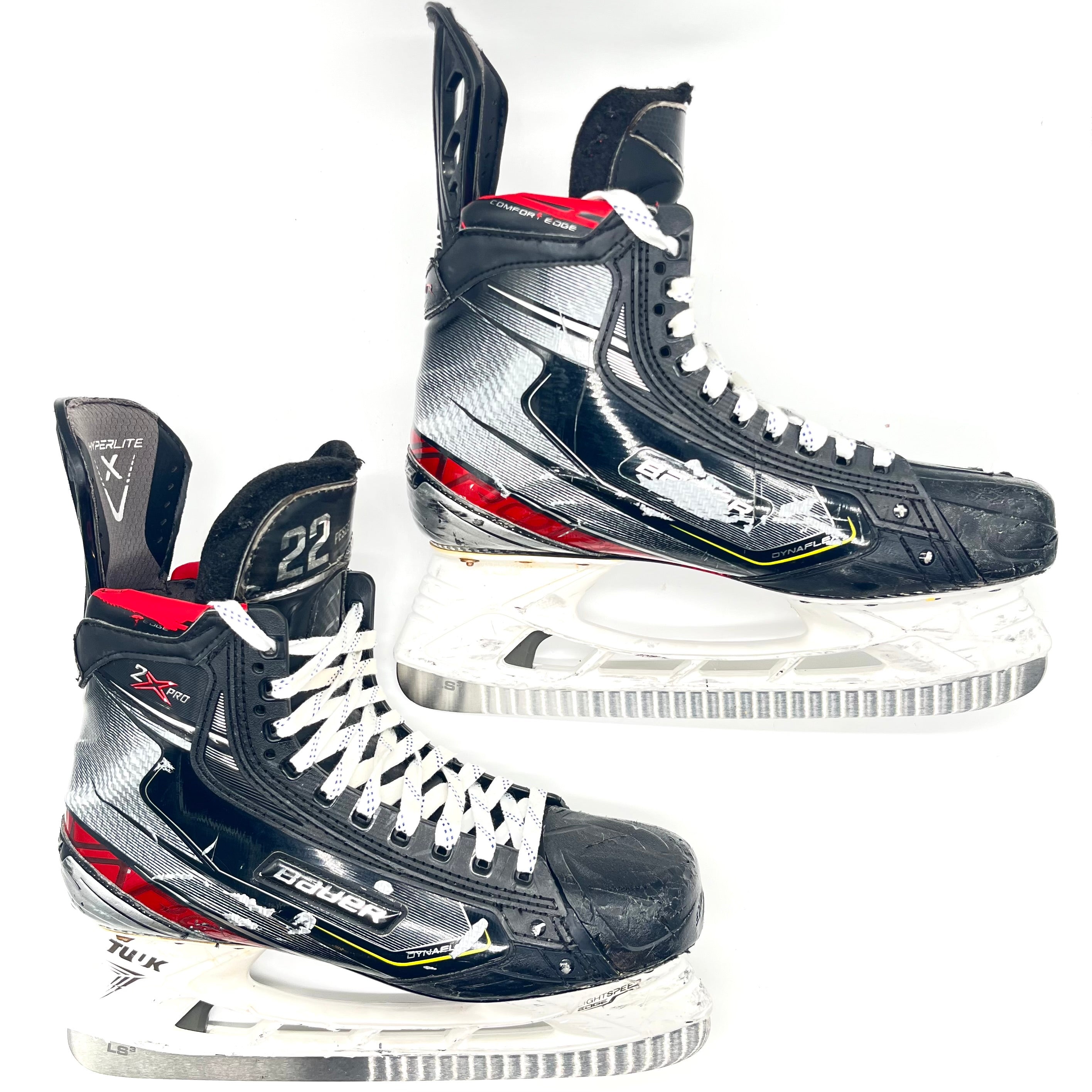 Bauer Vapor 2X Pro - Patins de hockey d'occasion NHL Pro Stock - Brett Pesce #2